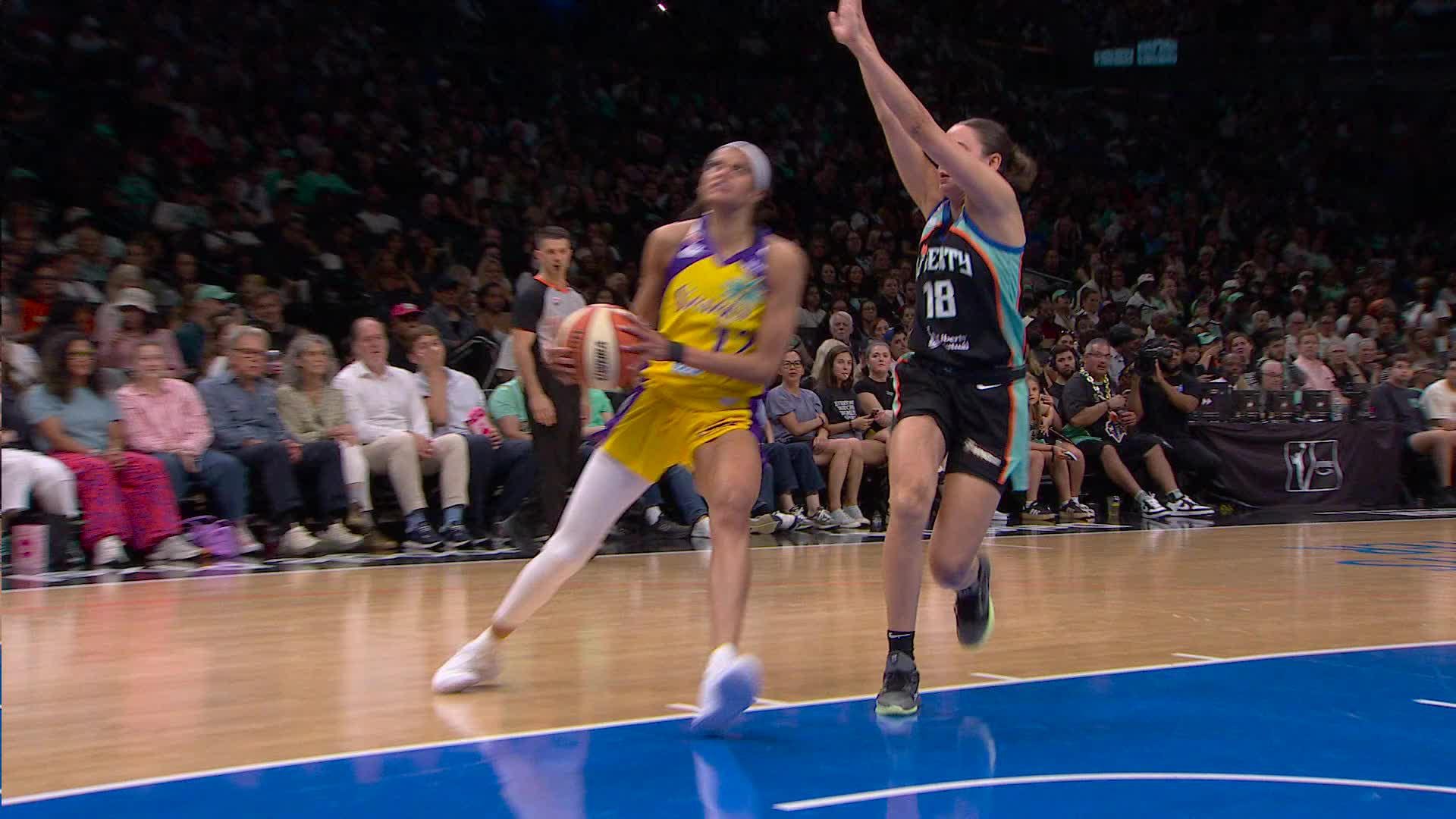 Rae Burrell Points Leader in New York Liberty vs. Los Angeles Sparks - Top Points