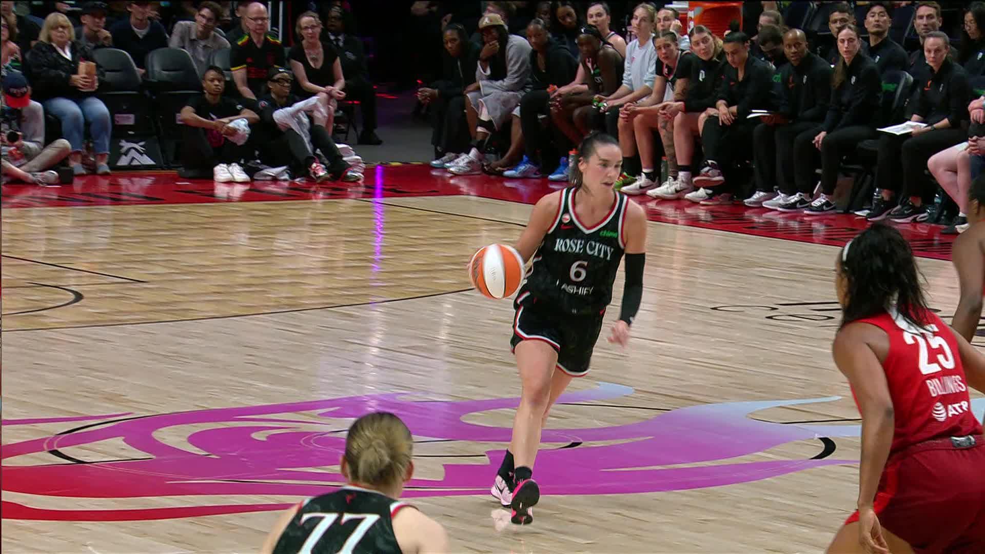 Bridget Carleton Points Leader in Portland Fire vs. Indiana Fever - Top Points