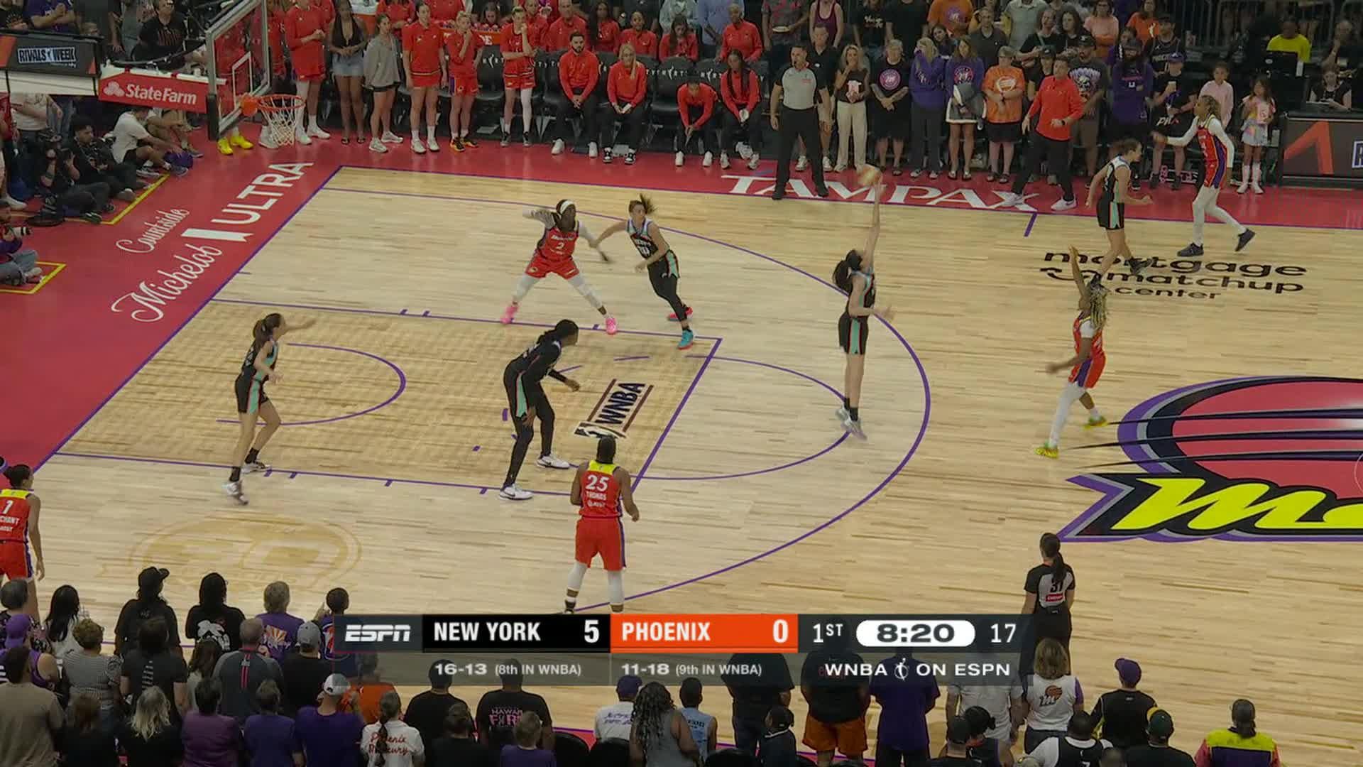 Highlights From Sabrina Ionescu 10-Assist Game
