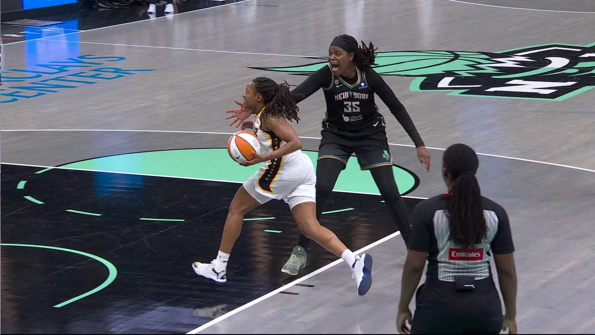 Kelsey Mitchell Points Leader in New York Liberty vs. Indiana Fever - Top Points