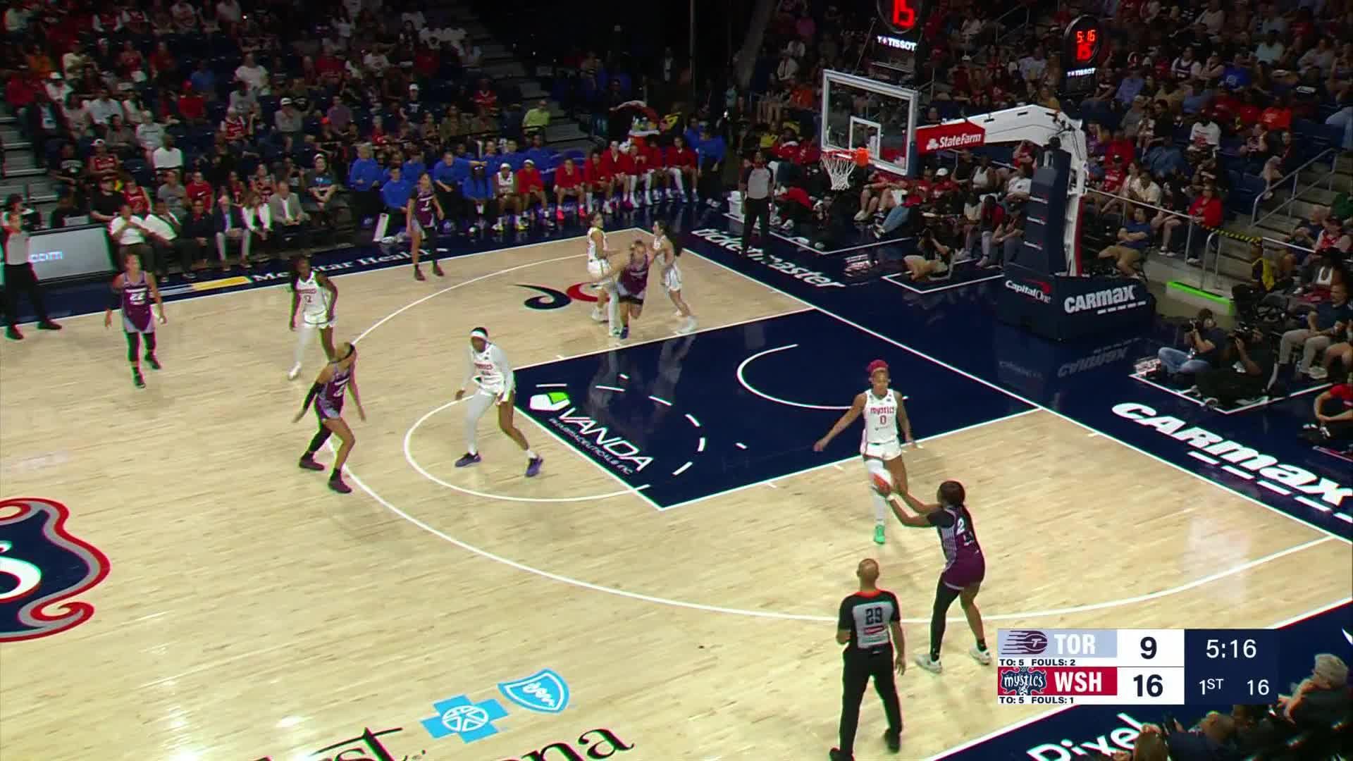 Toronto Tempo Top Plays vs. Washington Mystics