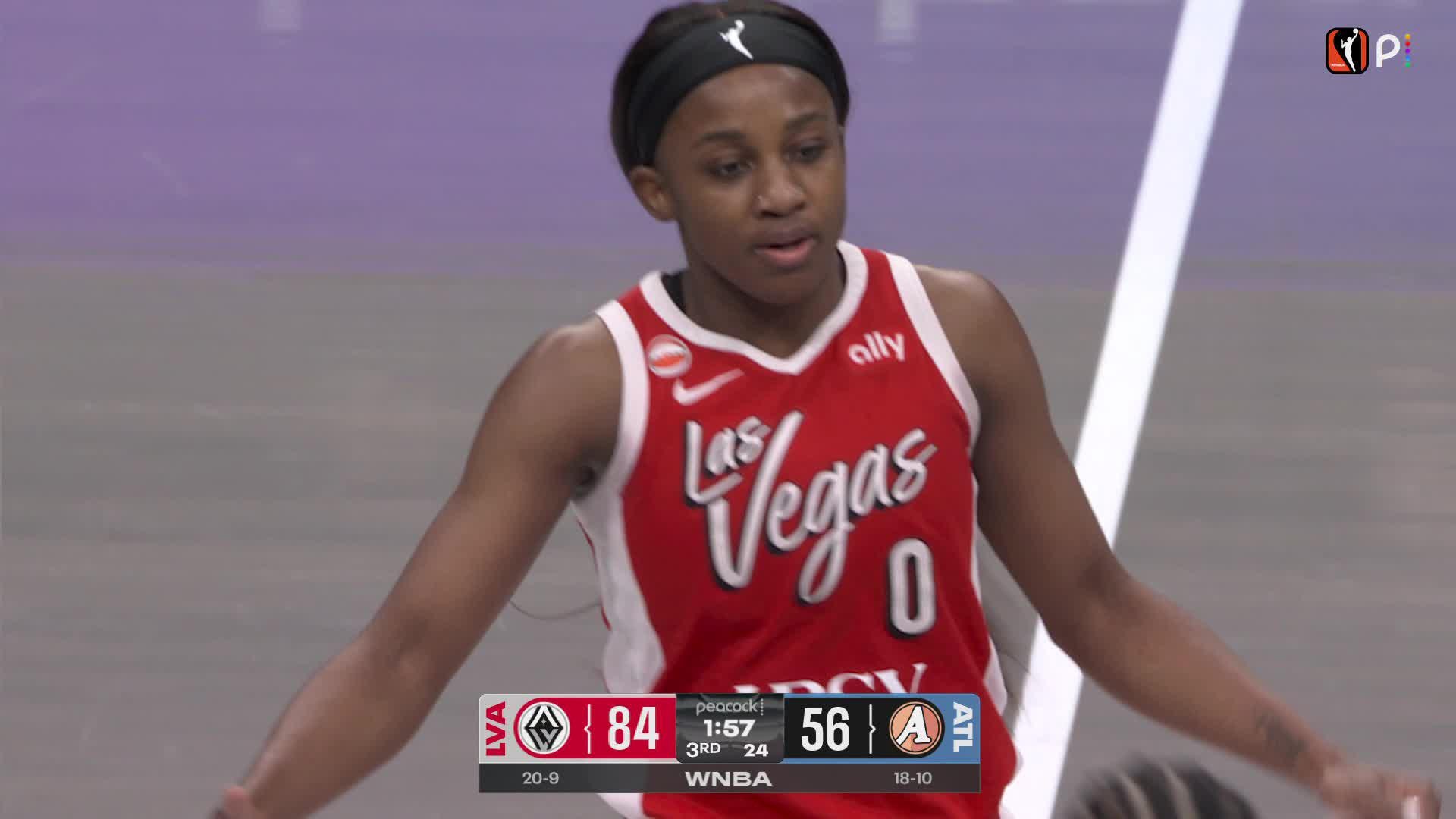 Jackie Young Points Leader in Atlanta Dream vs. Las Vegas Aces - Top Points