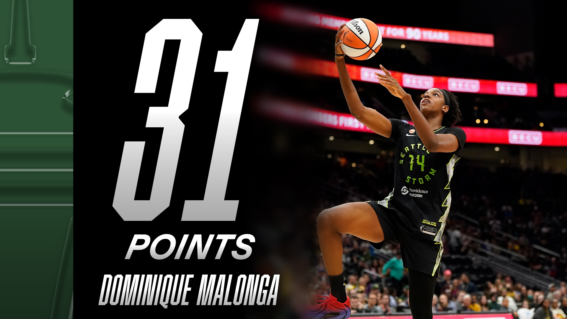 Dominique Malonga with 31 Points vs. New York Liberty