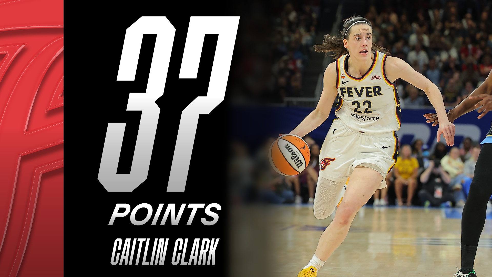 Caitlin Clark with 37 Points vs. Chicago Sky
