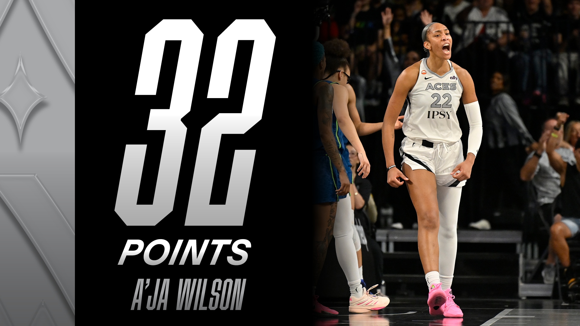 A'ja Wilson with 32 Points vs. Minnesota Lynx