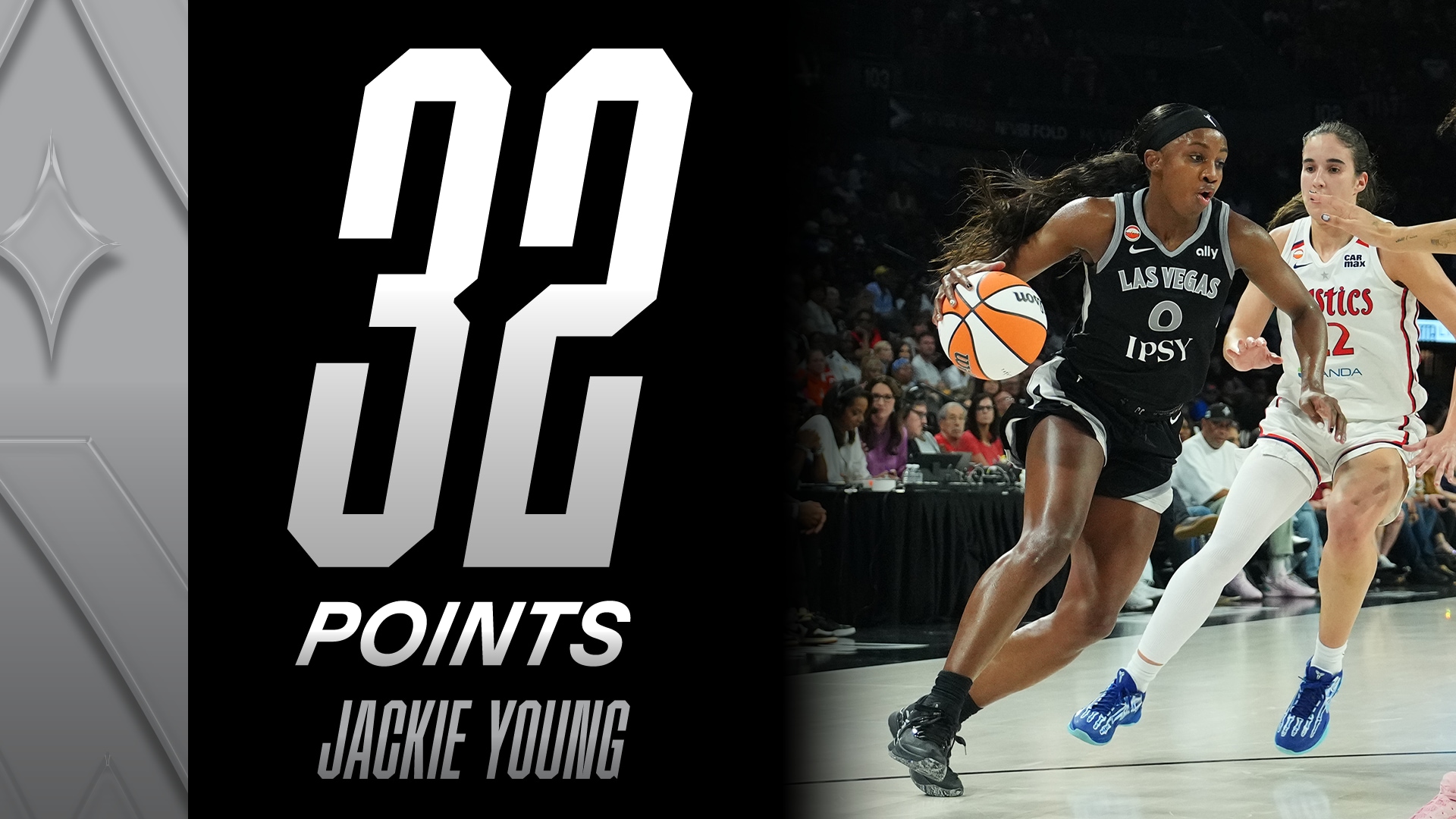 Jackie Young with 32 Points vs. Washington Mystics