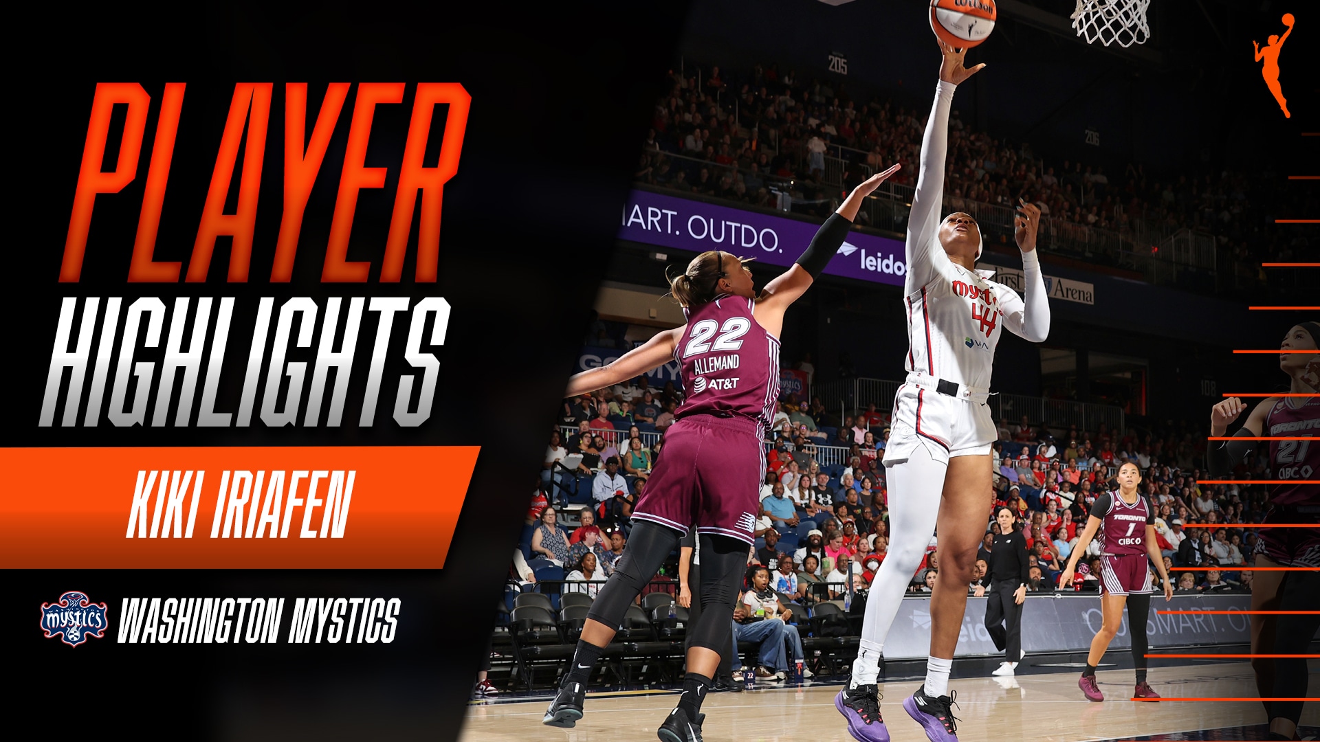 Kiki Iriafen with 21 Points vs. Toronto Tempo