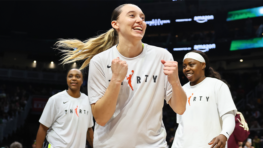 Official image for WNBA 2026 Playoffs prediction feature with DraftKings Sportsbook