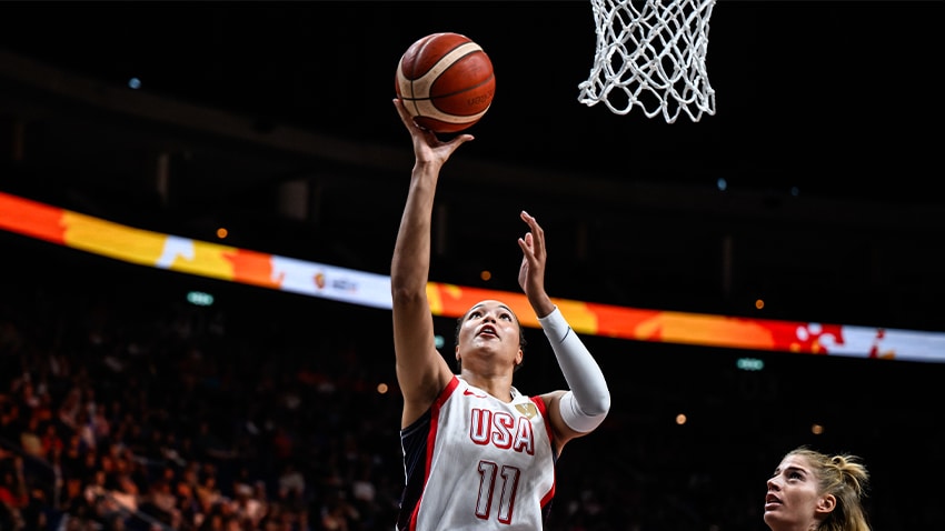 US Women Storm Past Hungary 108-56 to Reach FIBA World Cup Semi-Finals