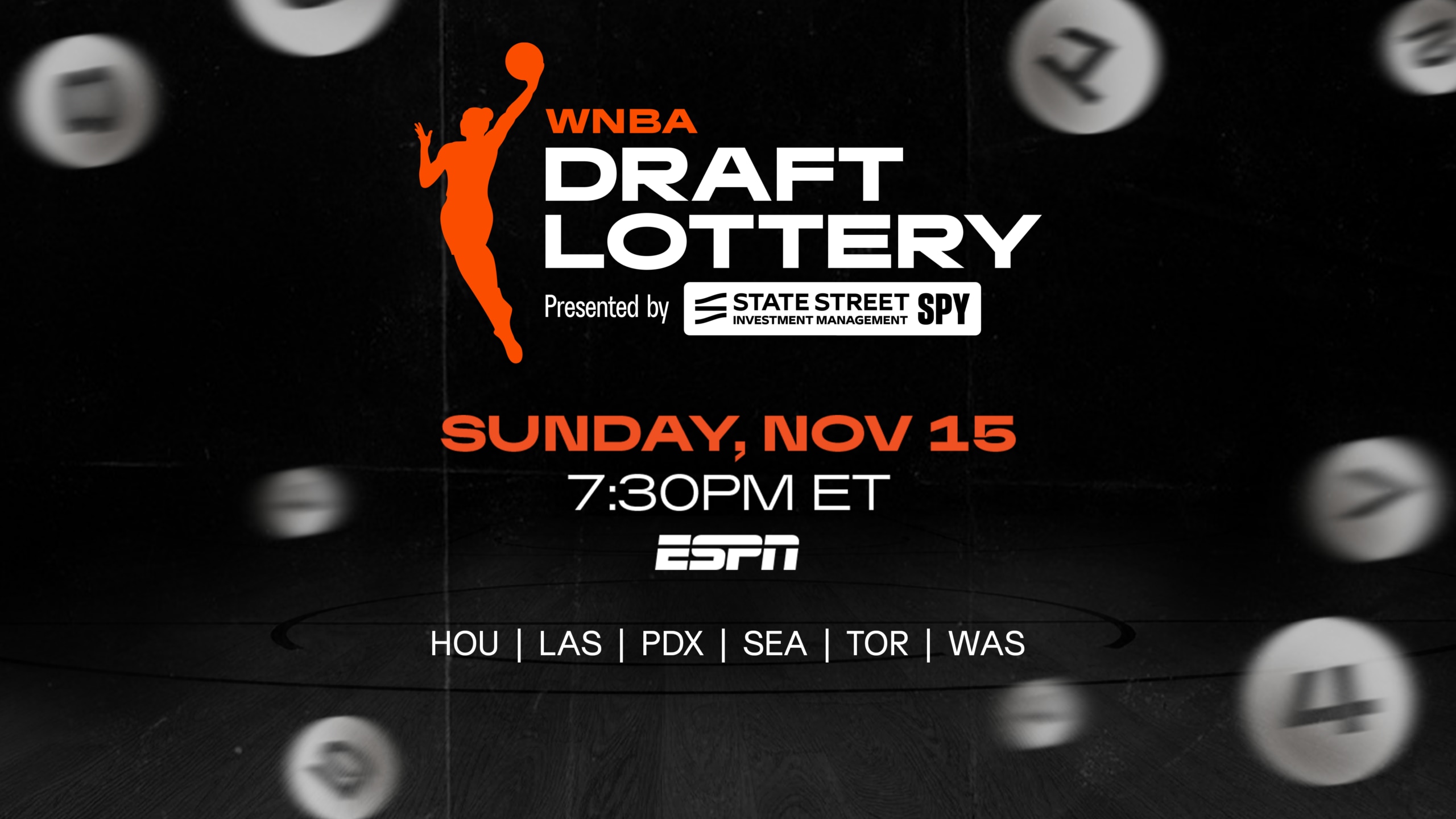 WNBA Draft Lottery 2027 to Take Place Sunday, November 15 on ESPN