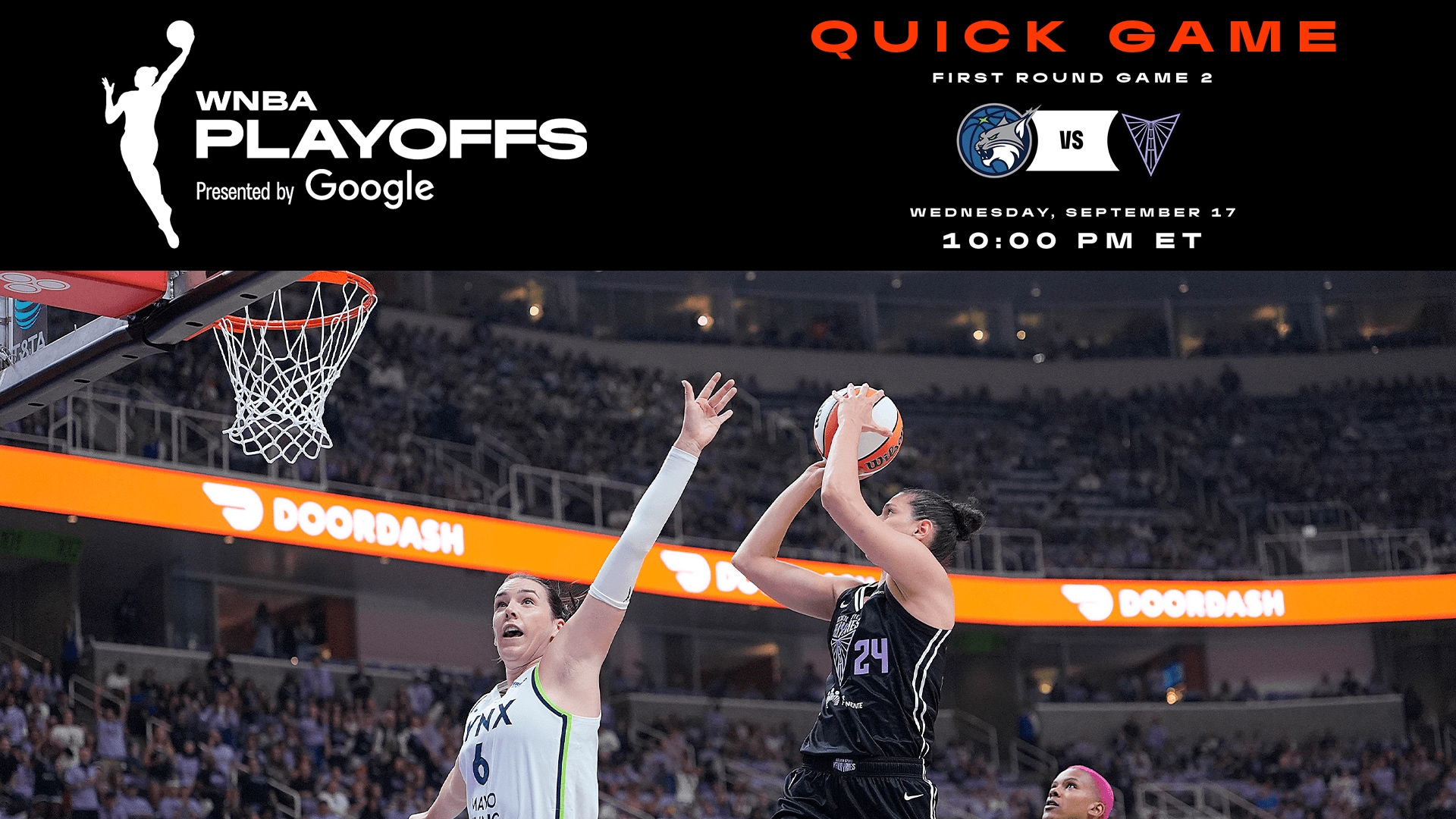 Game Highlights: First Round, Game 2, Lynx @ Valkyries (9/17/25)