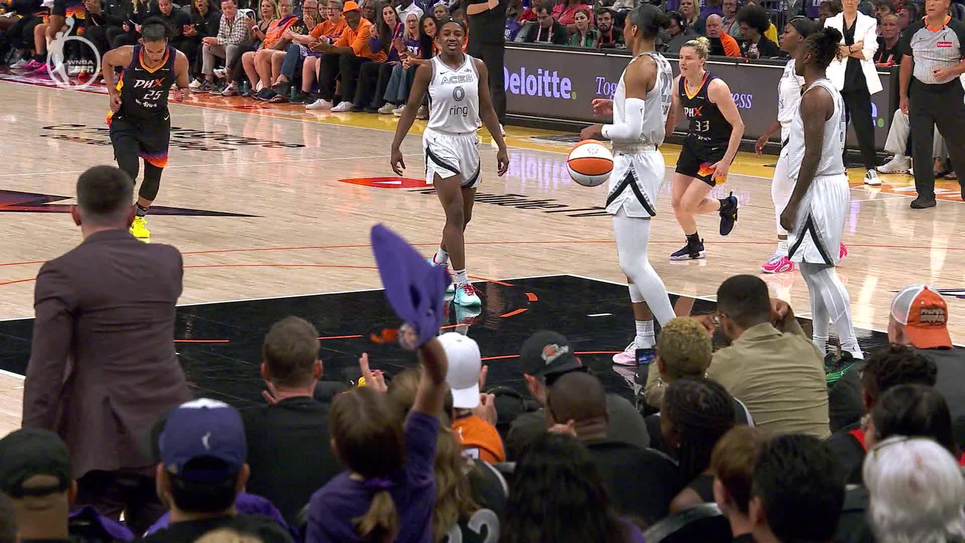 Alyssa Thomas sets up the nice finish